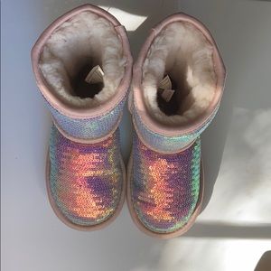 Toddler Girl Sequin UGG Boots